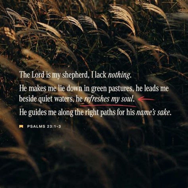 What was the purpose of Psalm 23?