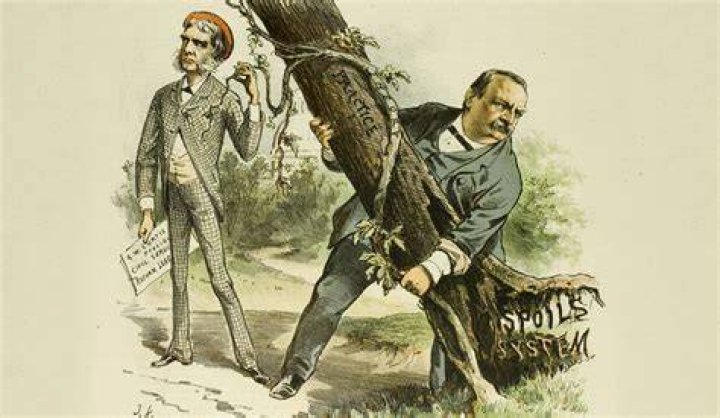 What was the spoils system and why was it a problem?