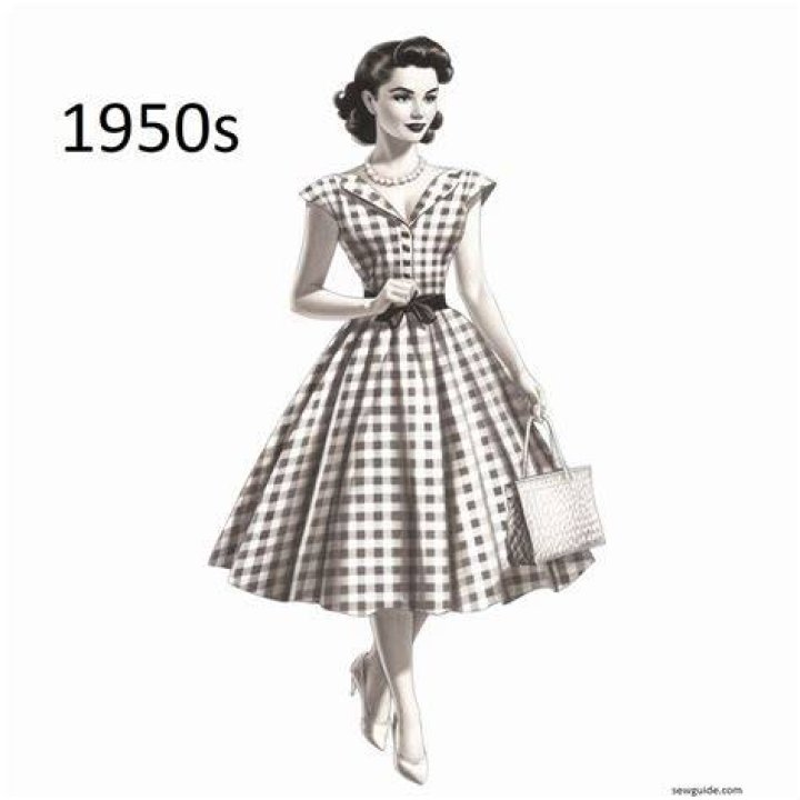What were the fashion trends of the 1950s?