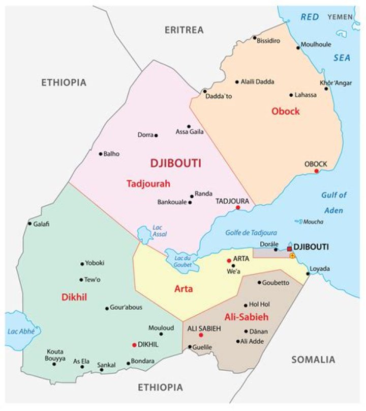 Where is Djibouti located on the world map?