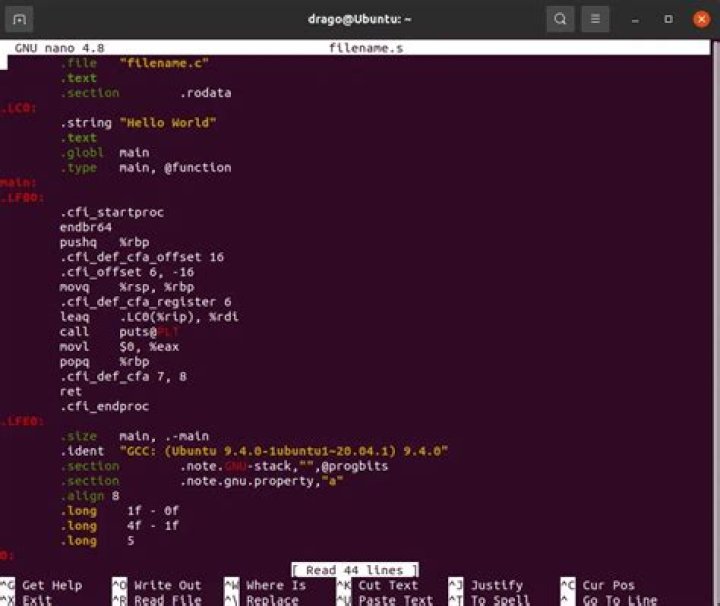 Which compiler is used for C++ in Linux?