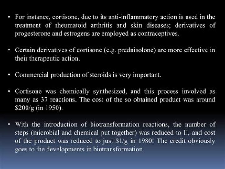 Which reactions are involved in cortisone synthesis?