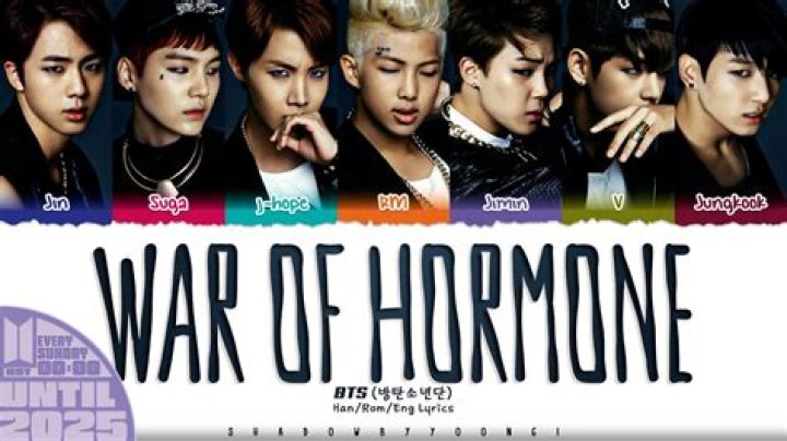 Who is the girl in war of hormone BTS MV?