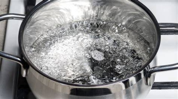 Why do you boil water in chocolate cake?
