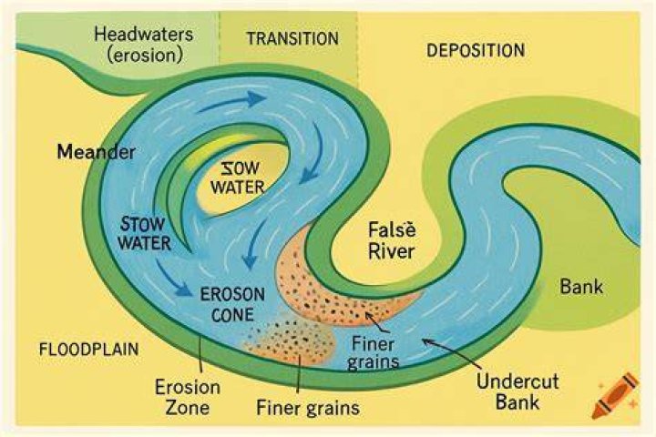 Why does water stream bend towards a charged rod?