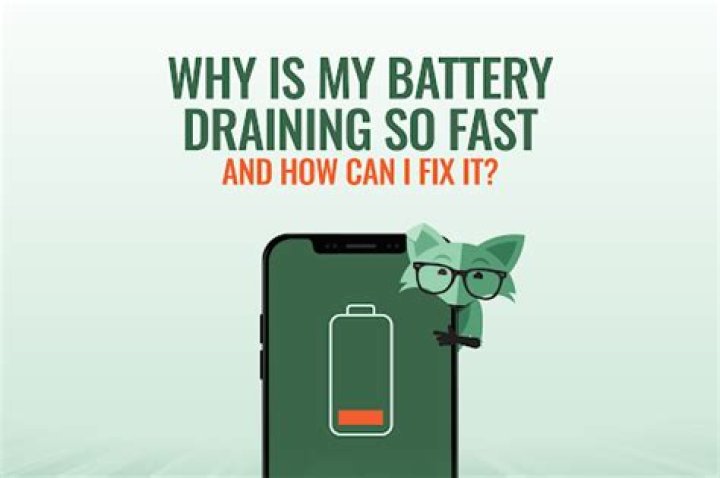 Why is my Alcatel battery draining so fast?