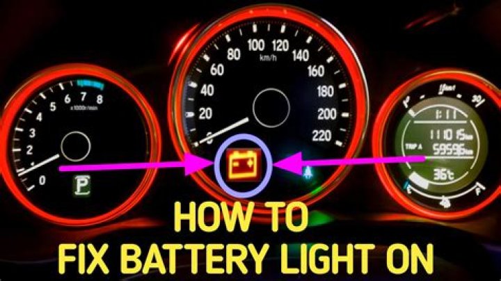Why is my battery light on on my 2001 f150?