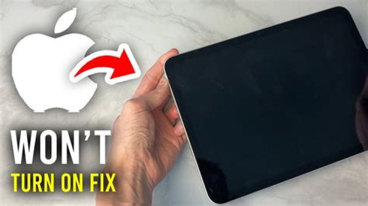 Why is my iPad not turning on after update?