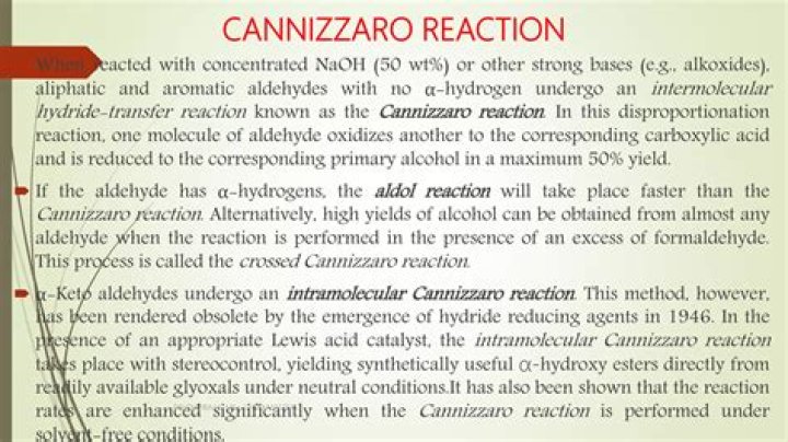Why is the Cannizzaro reaction important?