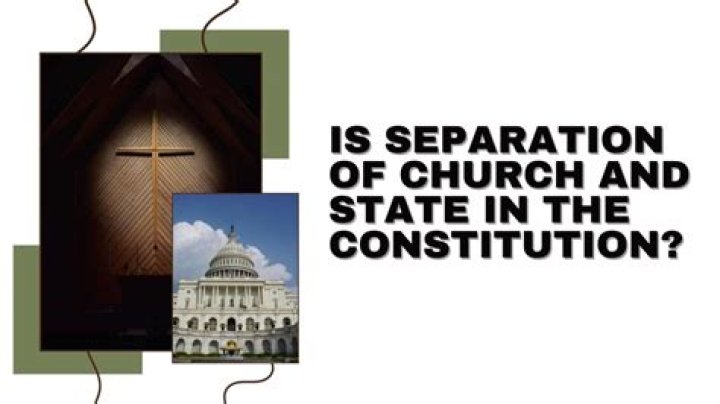 Why is there a separation between church and state?